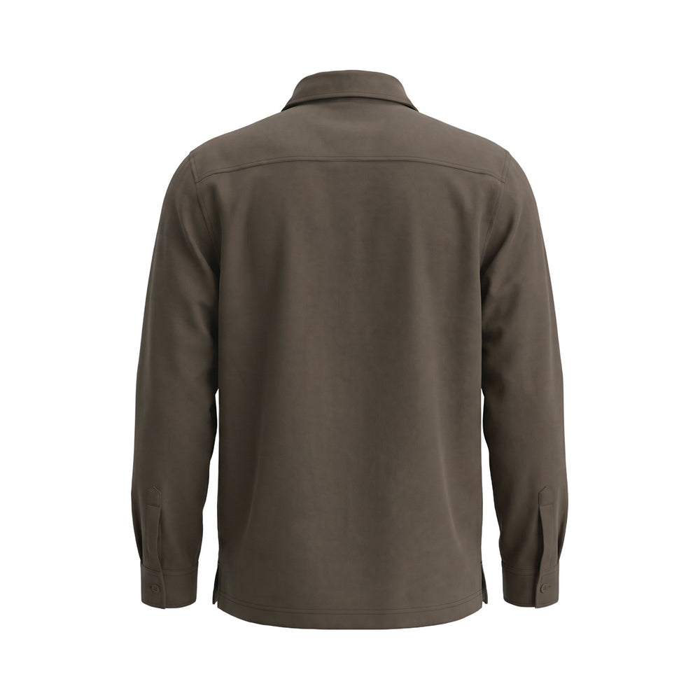 Bl'ker Vintage CAMICIA CARBON BRUSHED SUFFOLK BROWN Marrone - foto 2