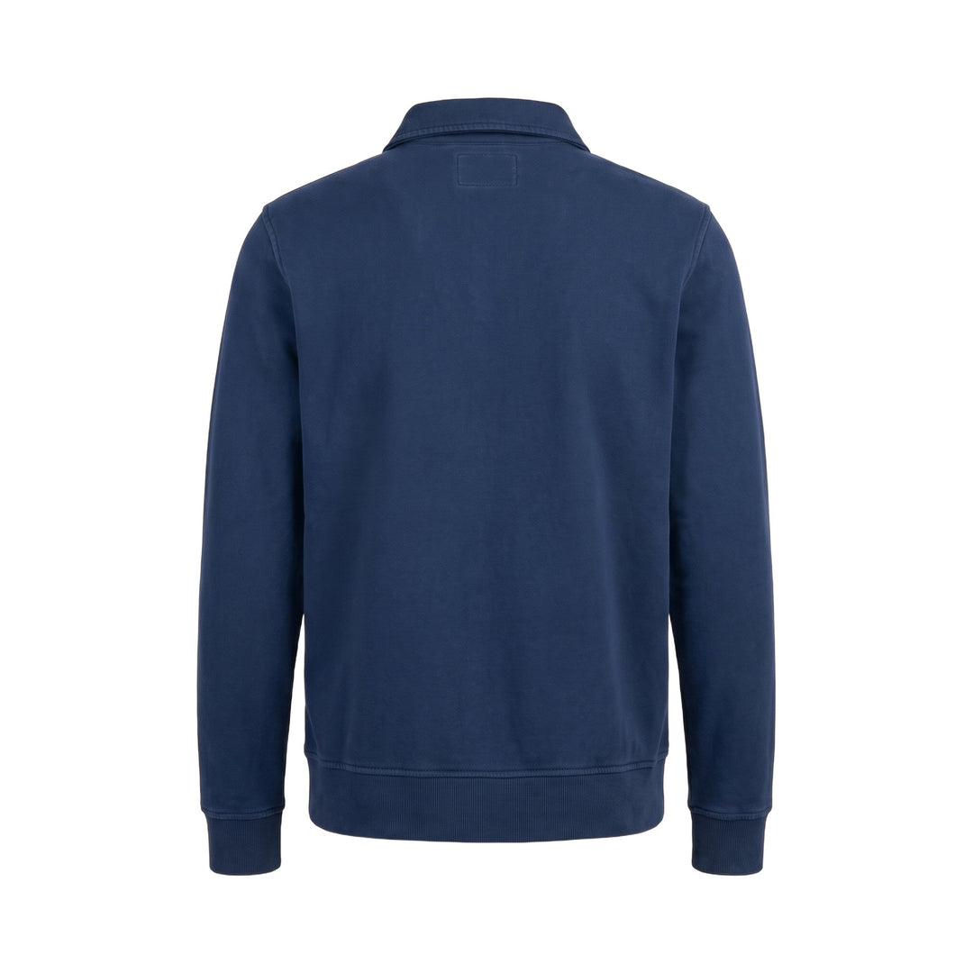 Bl'ker Vintage SWEATSHIRT HALF ZIP RUDGERS 24 HOURS NAVY Blu - foto 2