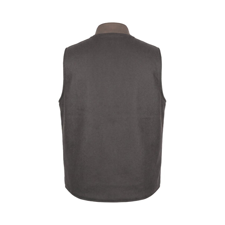 Bl'ker Vintage WOOL VEST REVERSIBILE OWL BROWN Marrone - foto 2