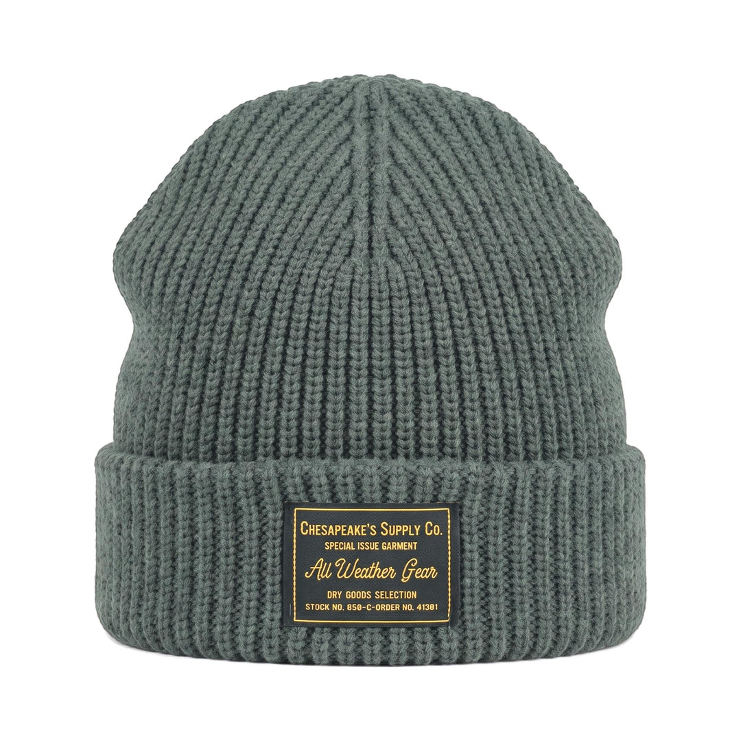 Chesapeake's MECHANICS WOOL HAT MERINOS MILITARY Verde - foto 1