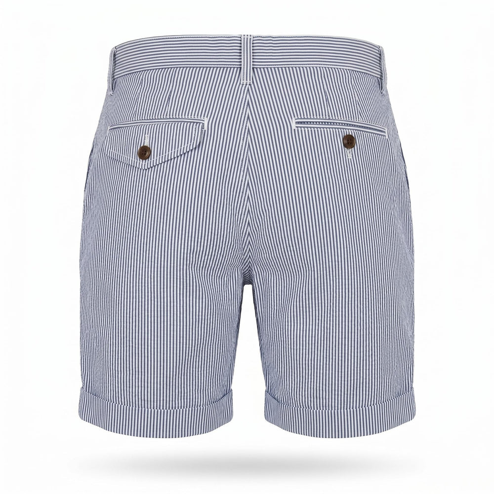 Chesapeake's Seersucker Boat Short Mantucket Navy Blu - foto 2