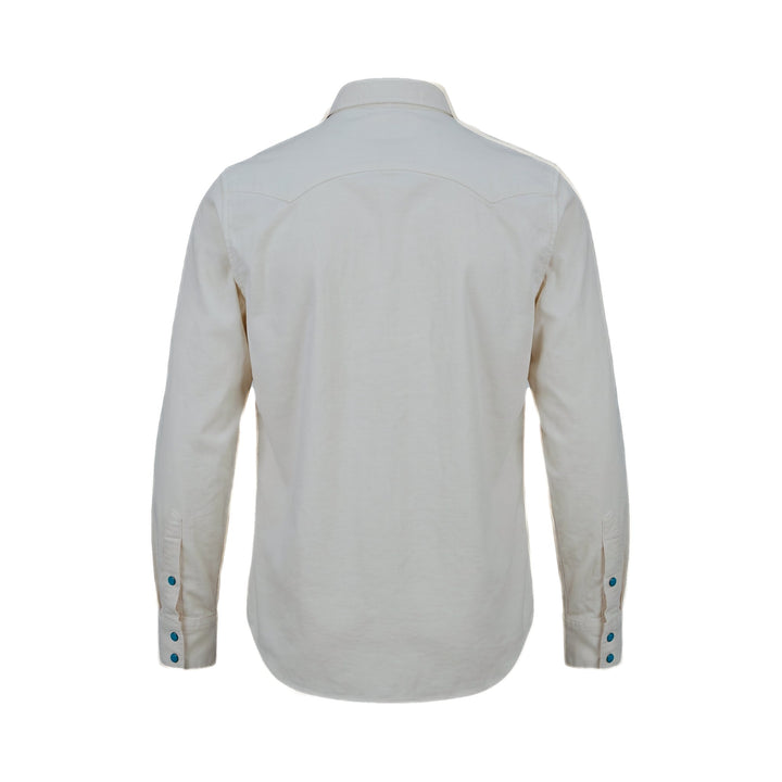 Chesapeake's WESTERN VELVET SHIRT FLAGSTAFF CREAM Bianco - foto 2