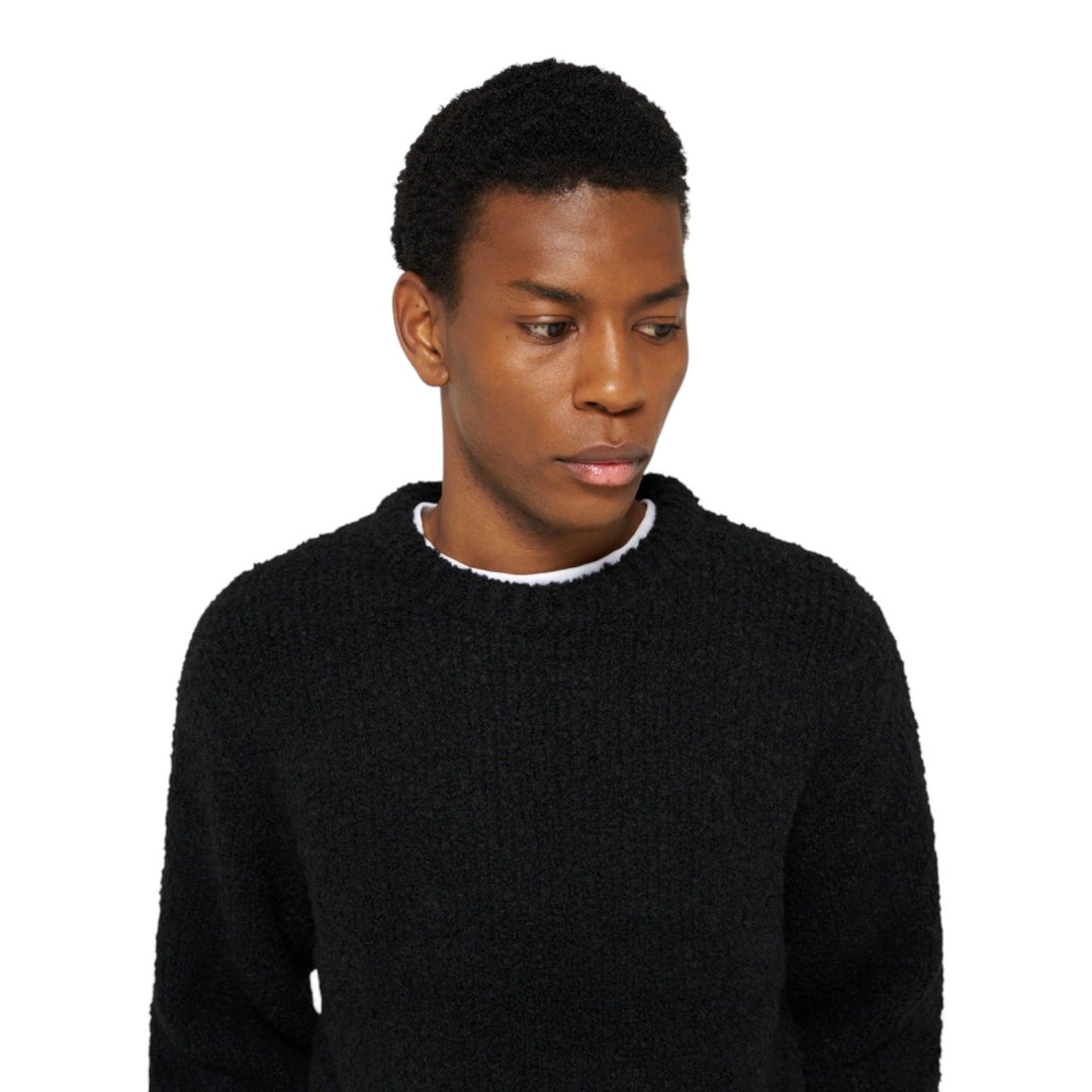 Edwin DUN TEXTURED SWEATER BLACK Nero - foto 4