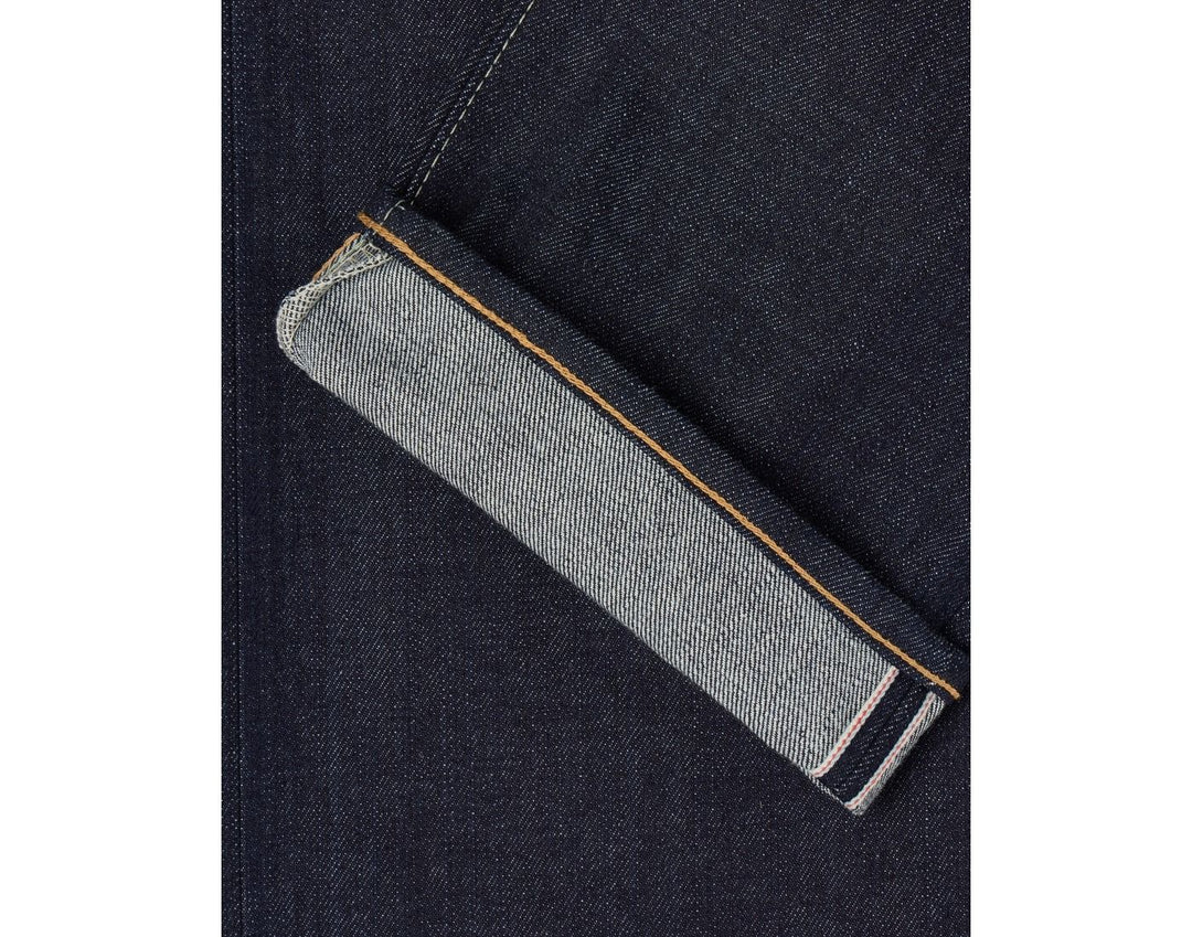 Edwin REGULAR STRAIGHT JAPAN UNWASHED Blu - foto 4