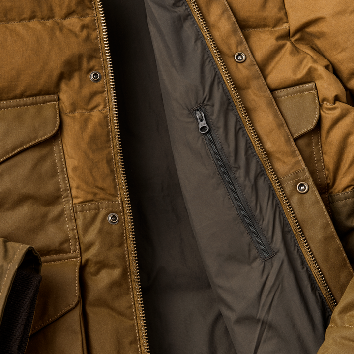 Filson Down Cruiser Jacket Dark Tan Marrone - foto 10