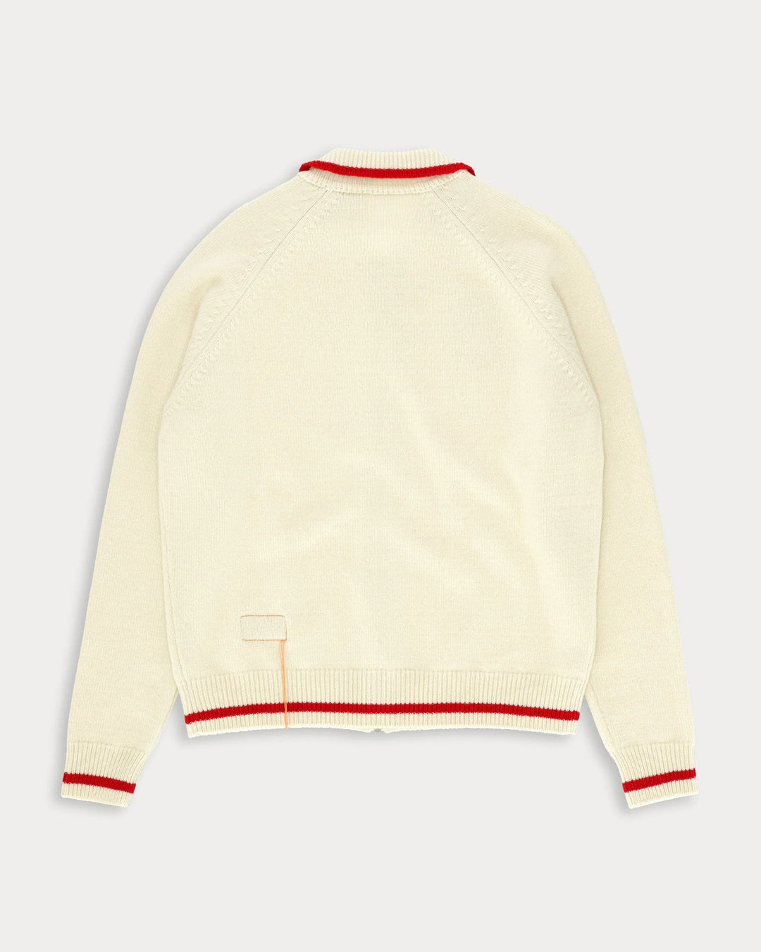 Fortela CROW MAGLIA IN LANA CON ZIP CREAM Bianco - foto 4