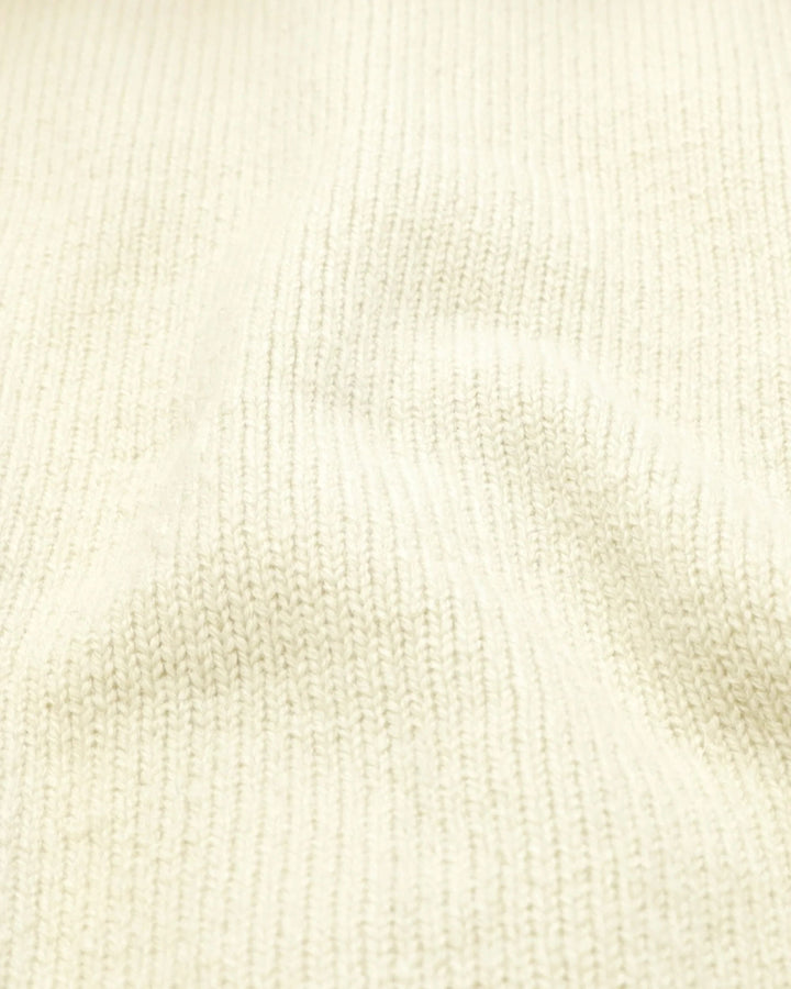 Fortela CROW MAGLIA IN LANA CON ZIP CREAM Bianco - foto 7