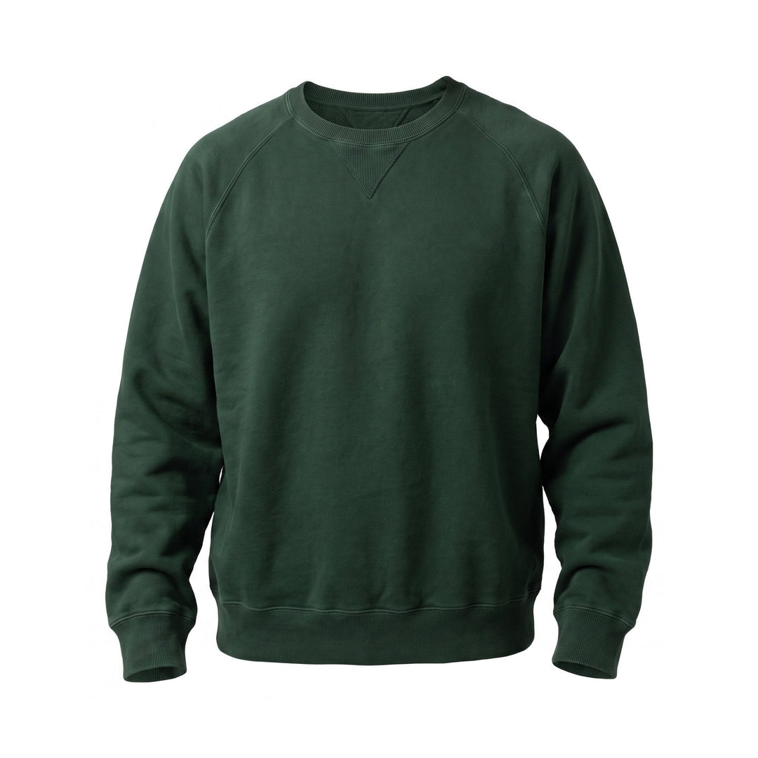 Fortela HARVARD FELPA GIROCOLLOIN JERSEY FELPATO TAGLIO REGLAN BOTTLE Verde - foto 1