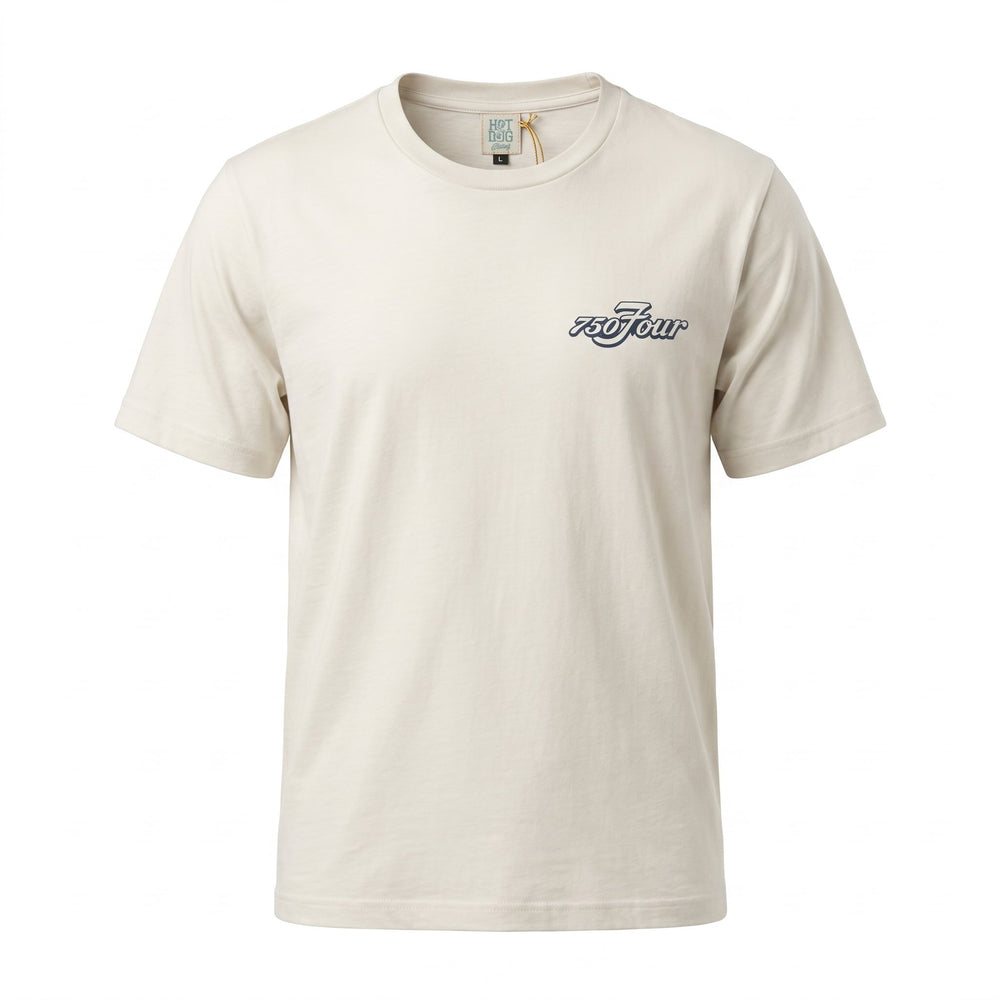 Illegal Vintage Hot Dog T-SHIRT ST406 750 TOKYO BIANCO Bianco - foto 2