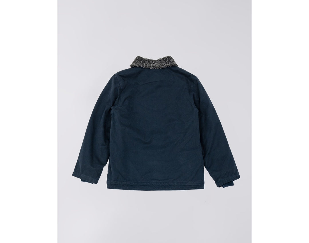 DECK JACKET NAVY STONE WASHED