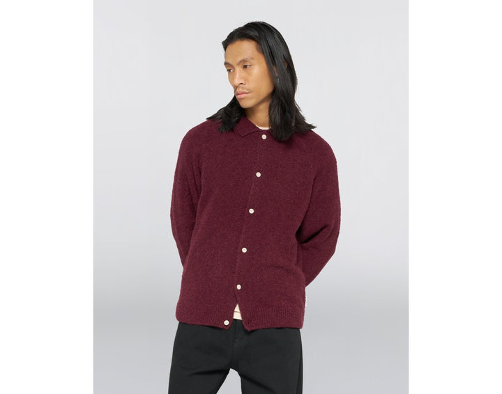 GEMINI CARDIGAN BURGUNDY
