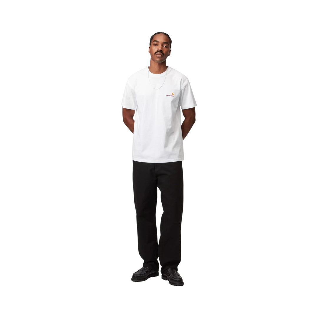 S/S American Script T-Shirt White