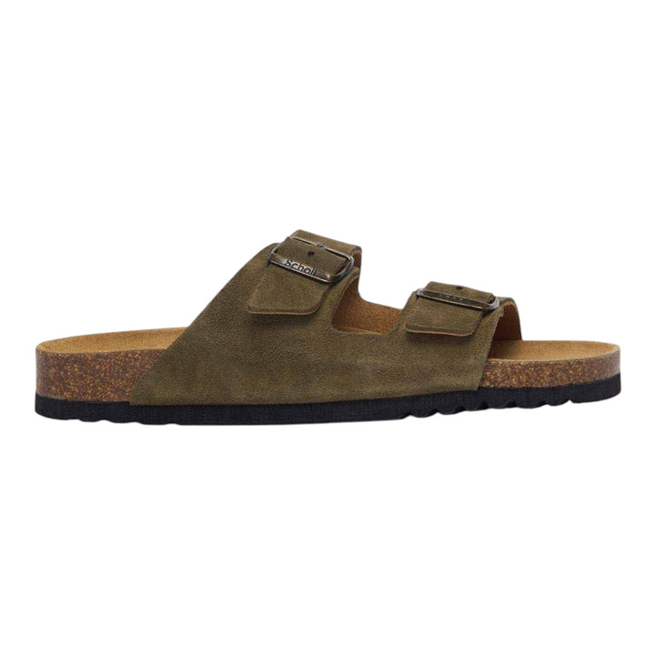 JULIEN SANDALEN IN KHAKI SUÈDE