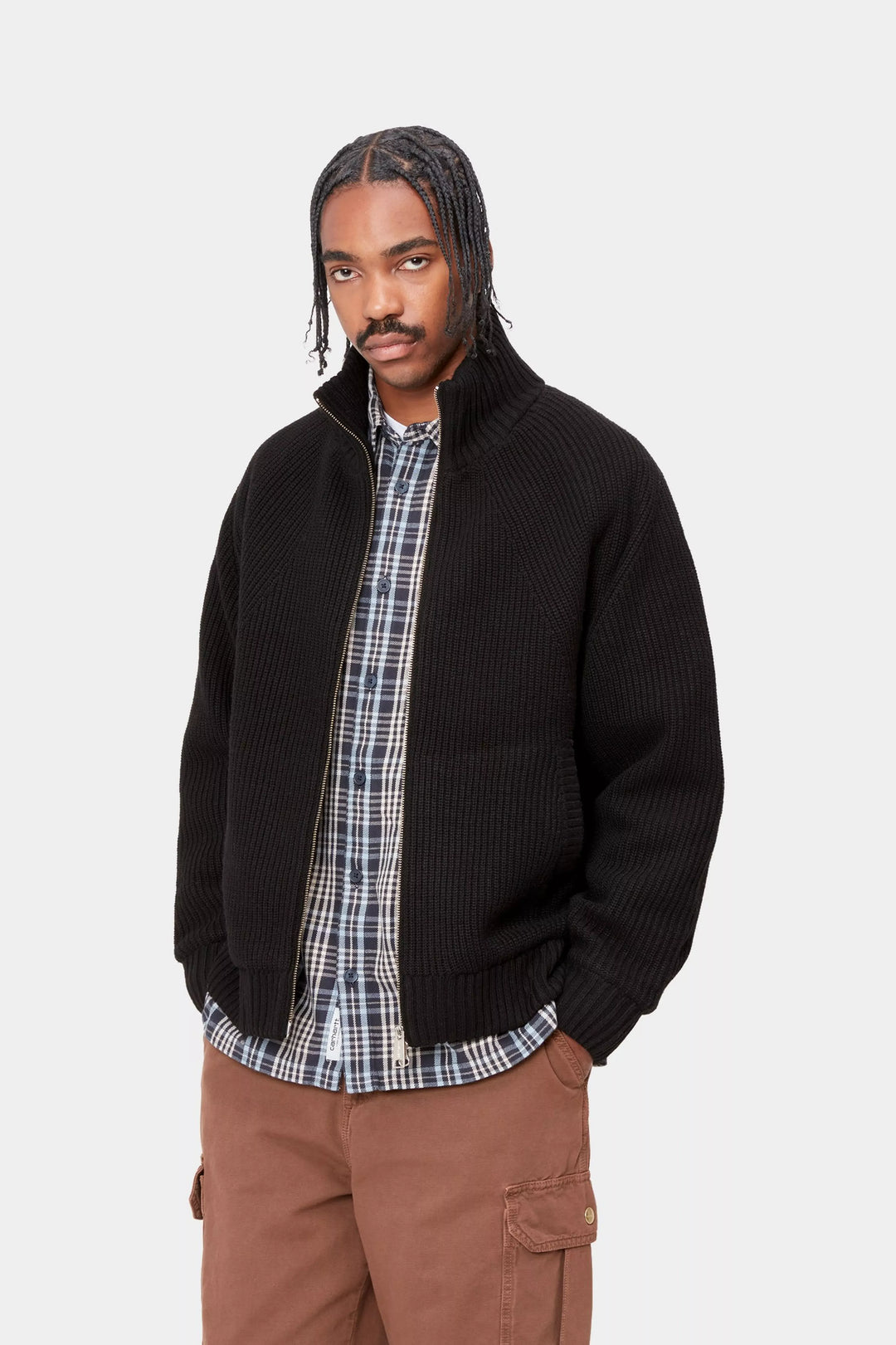 BANLEY SWEATER JACKET BLACK