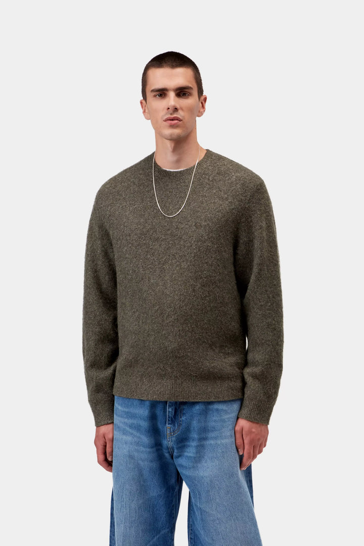 CURTIS SWEATER TANGLED SHUNGITE