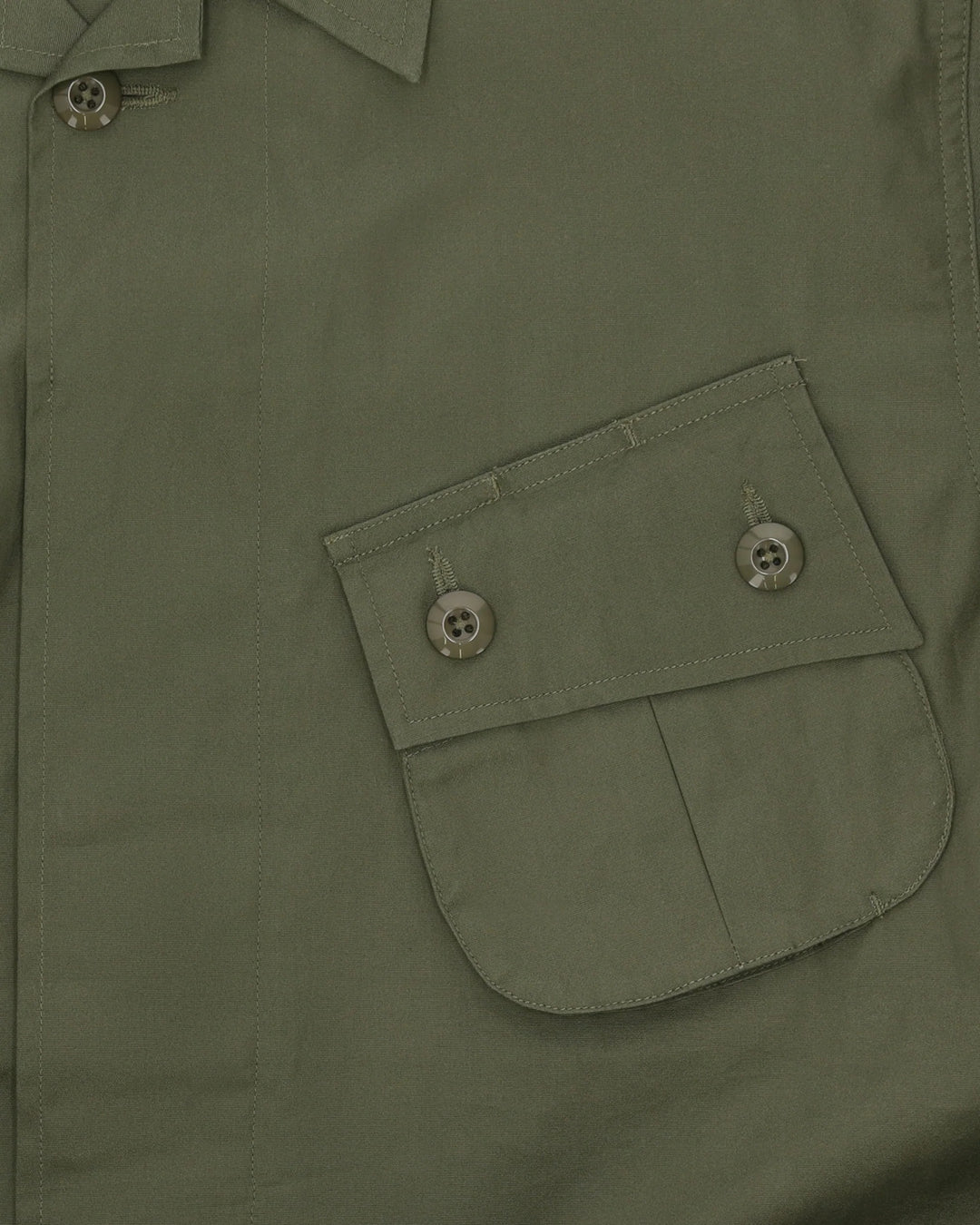 Elias Jungle Jacket in Groen Katoen