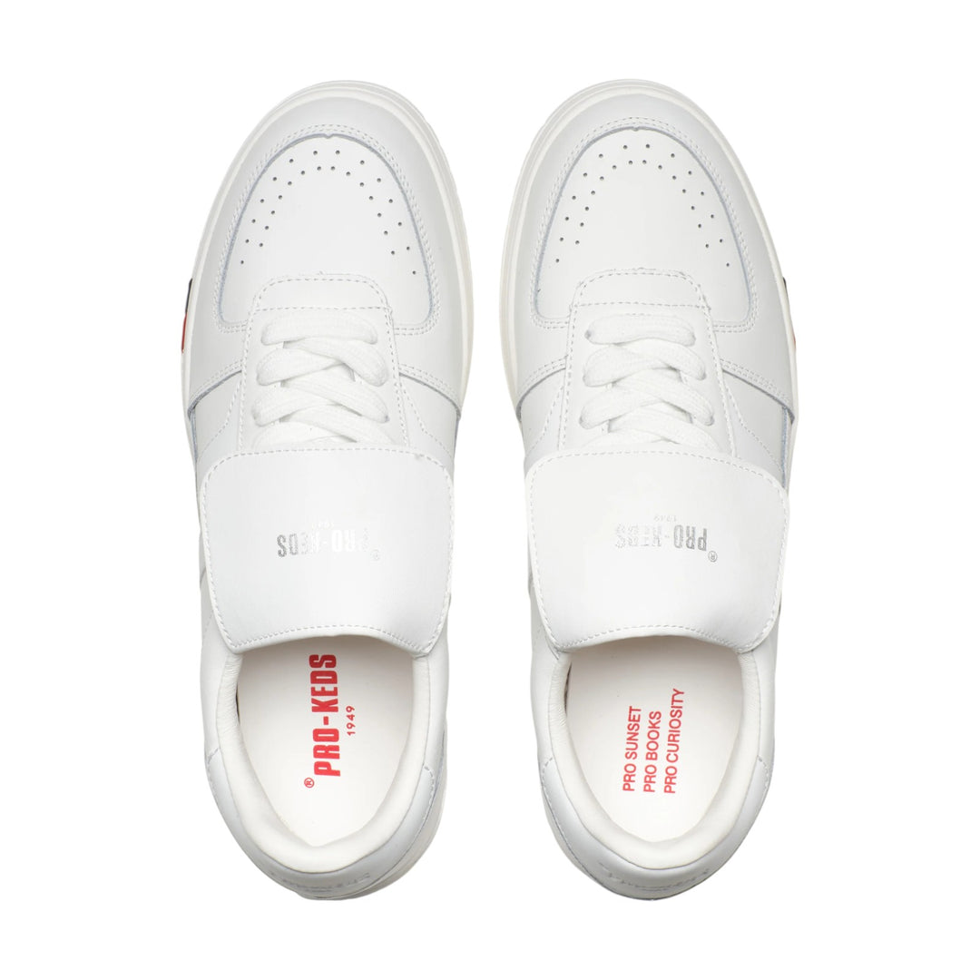 Field King in wit leer