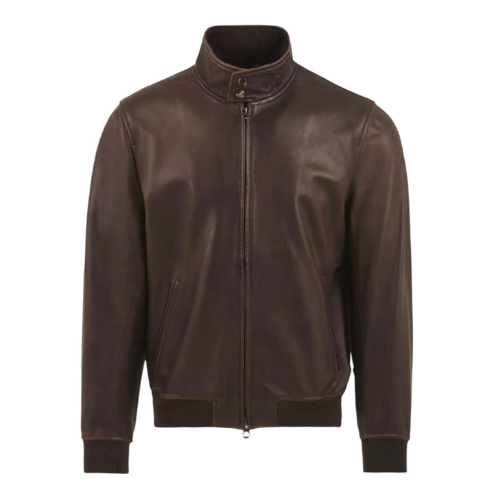 Jeff Washed Nappa Ongevoerd Brown