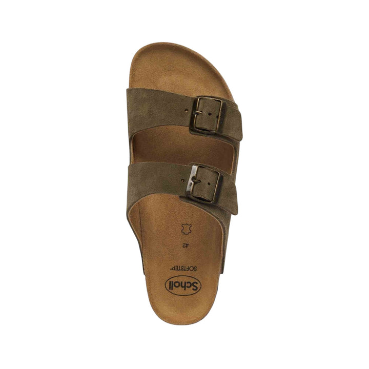 JULIEN SANDALEN IN KHAKI SUÈDE