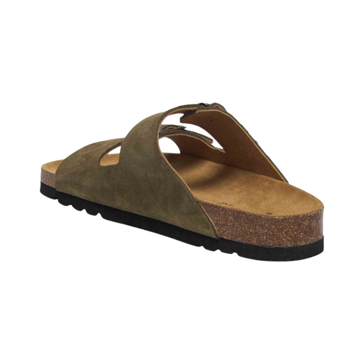 JULIEN SANDALEN IN KHAKI SUÈDE