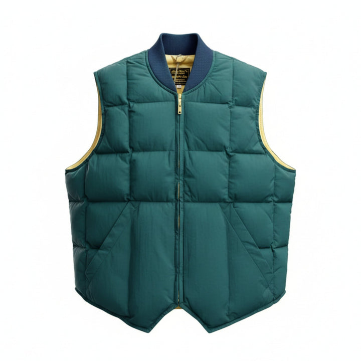 Down Vest Seattle Forest Green Groen Gilet