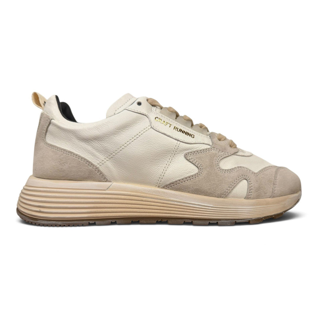 Sneakers Creft in vera pelle bianca Moma