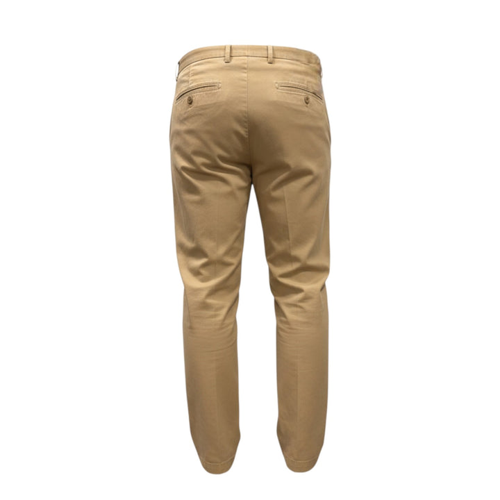 PANTALON PORTOBELLO in BEIGE KATOEN