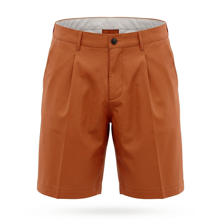 Quattro.Zero BERMUDA TASCA AMERICA UNA PENCIE IN COTONE TERRACOTTA Marrone - foto 1