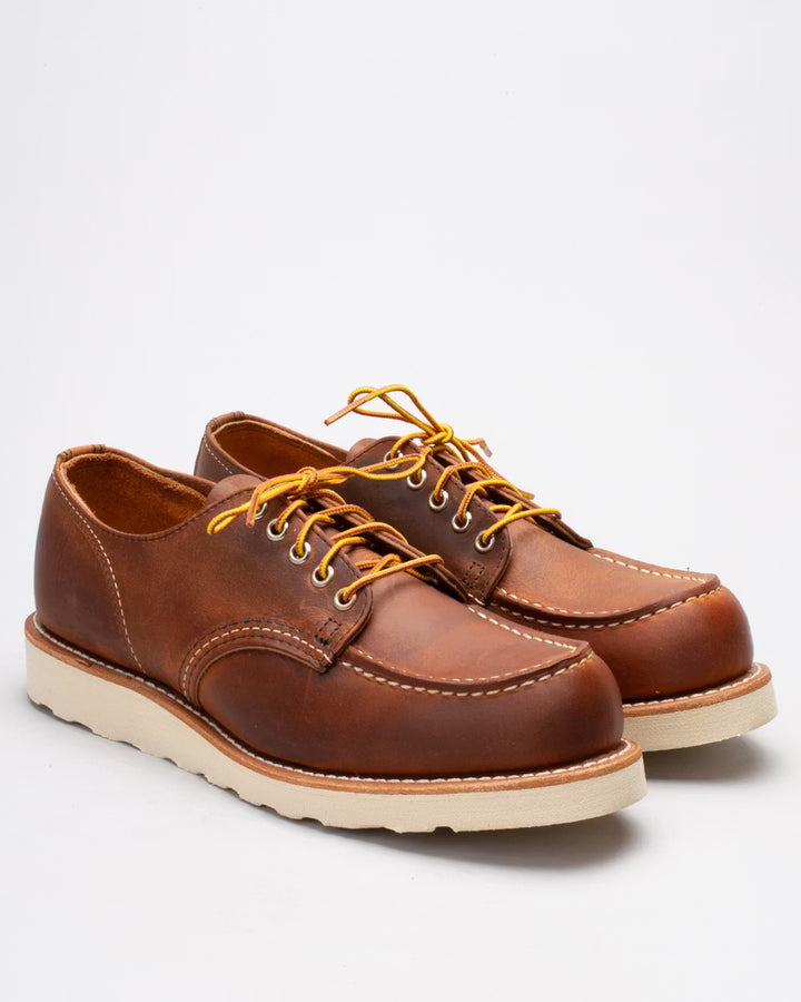 Red Wing Shoes 8077 SHOP MOC OXFORD COPPER BROWN Marrone - foto 4