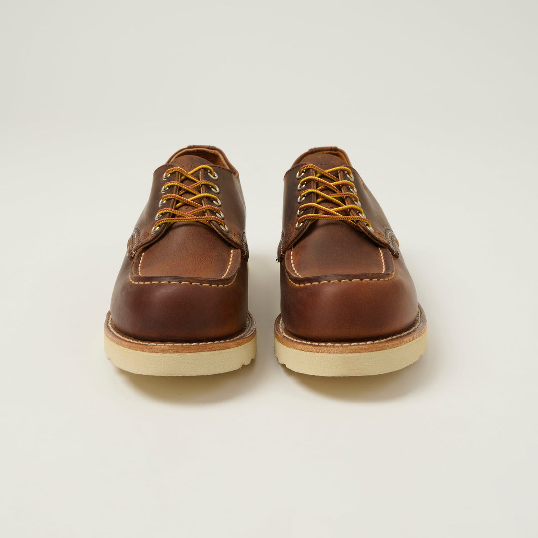 Red Wing Shoes 8077 SHOP MOC OXFORD COPPER BROWN Marrone - foto 7
