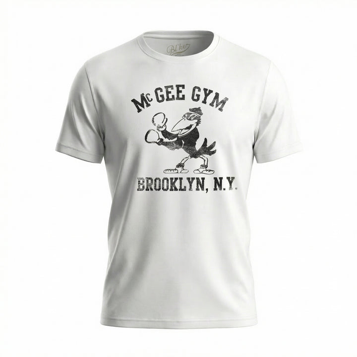 T-shirt met korte mouwen Grafische Mc Gee Gym Wit