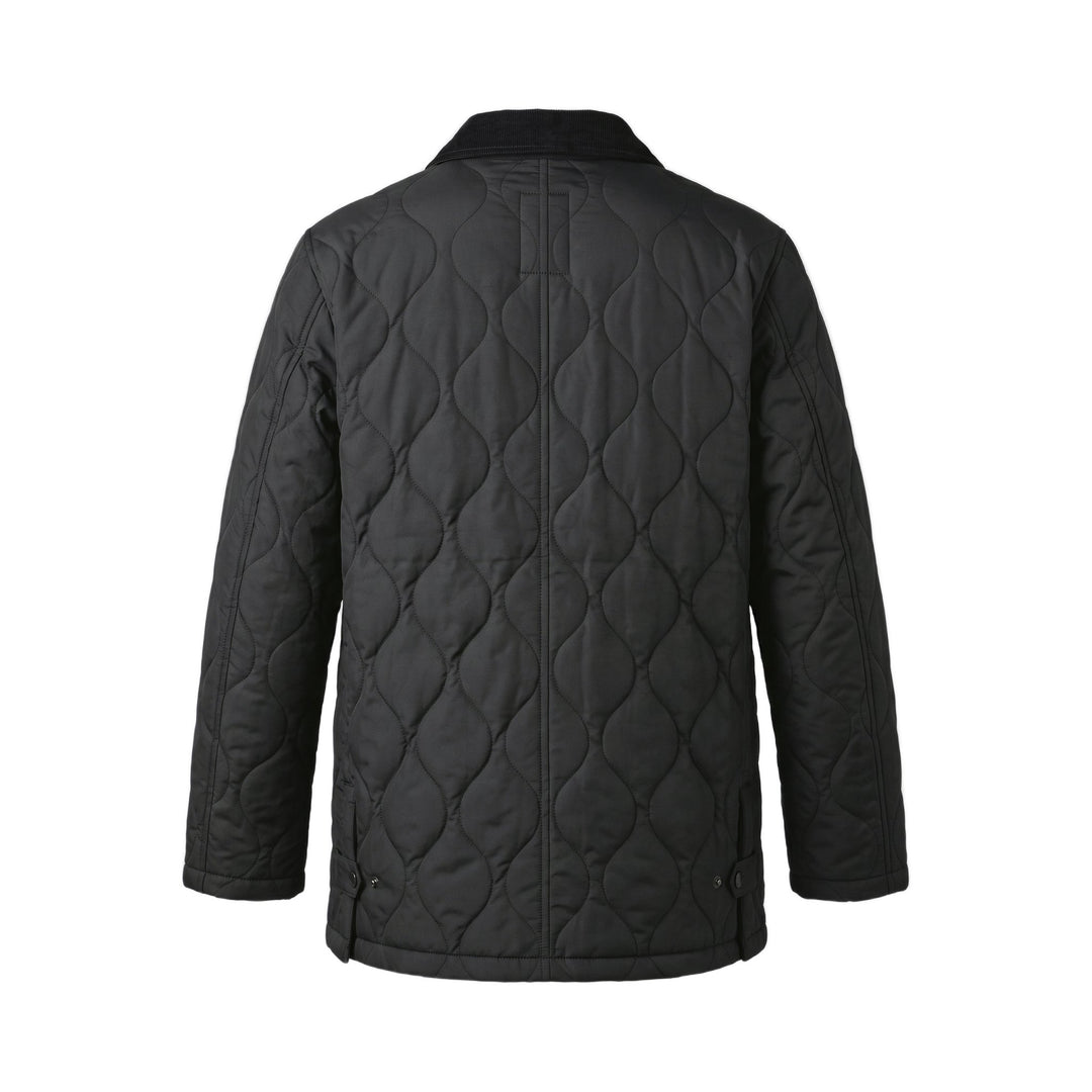 Giacca da lavoro in cotone cerato con ganci Taion, vista posteriore