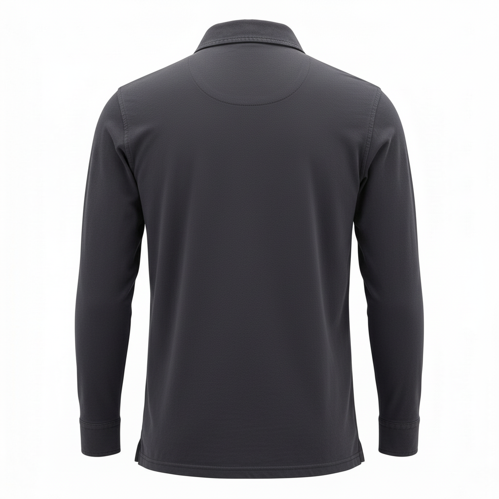 Polo Lange Mouwen York Jersey Navy
