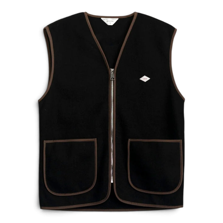 Gilet Rail Zip Zwart