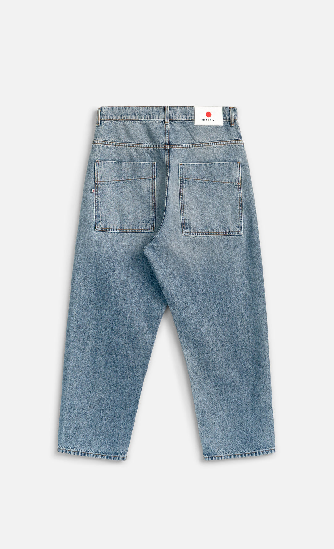 Wooden Jeans Japan Square Pocket Marble Ice Blu - foto 2
