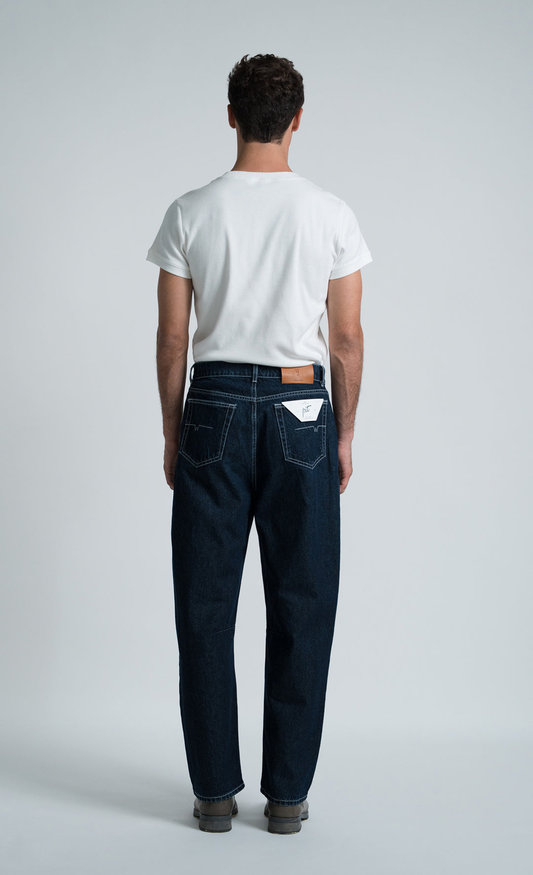Wooden Jeans Pit Over Blu - foto 5